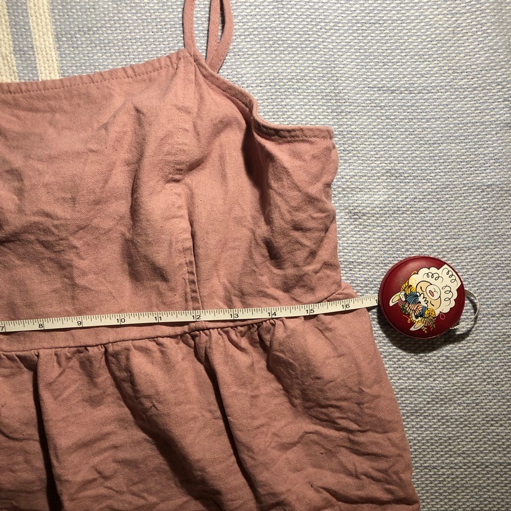 L.A. Hearts Babydoll Cropped Tank with Keyhole and Bow in Back - Picture 2 of 5